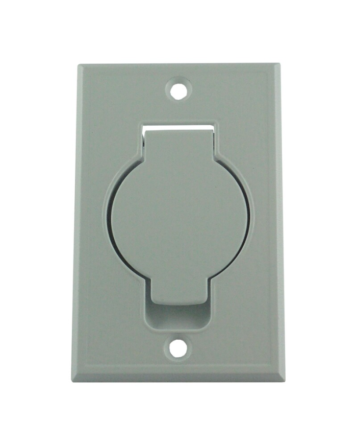 Prise US métal, ultra-plate