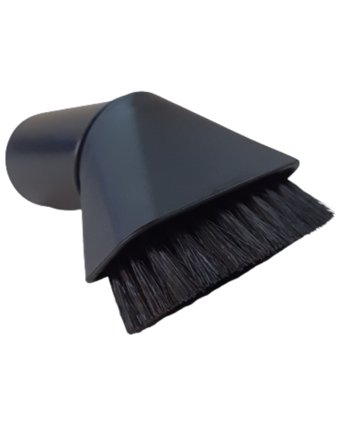 Brosse à épousseter ovale poils synthétiques noirs Brosse à épousseter ovale poils synthétiques noirs