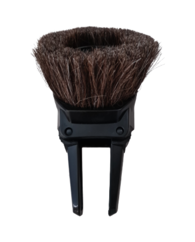 Brosse à épousseter 2 en 1 brosse ronde et suceur étroit Brosse à épousseter 2 en 1 brosse ronde et suceur étroit