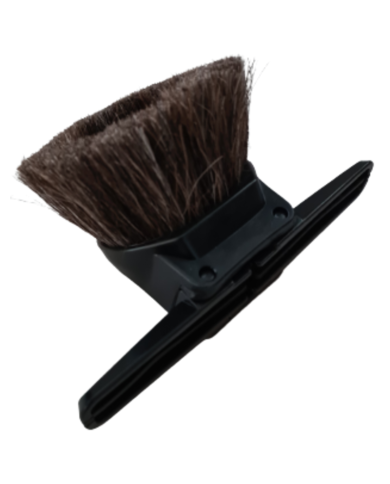 Brosse à épousseter 2 en 1 brosse ronde et suceur étroit Brosse à épousseter 2 en 1 brosse ronde et suceur étroit