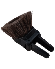 Brosse à épousseter 2 en 1 brosse ronde et suceur étroit
